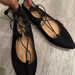 ASOS Black Lace-Up Sandals